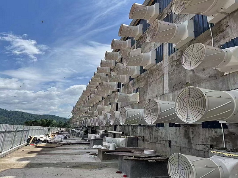 การใช้พัดลมดูดอากาศ JIENUO